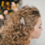 Vintage Style Swarovski Crystal Wedding Hair Comb Luna, thumbnail 9 of 12