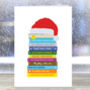 Santas Favourite Books, Book Lovers Christmas Card, thumbnail 1 of 7