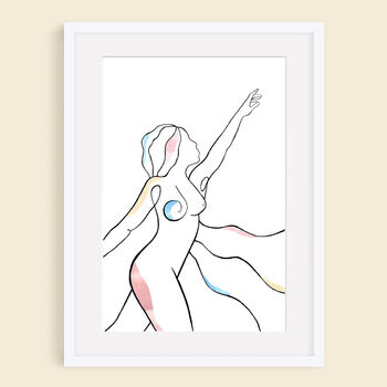 'Ana' Nude Line Art Print, 2 of 9