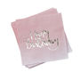 Pink Ombre And Gold Foiled Happy Birthday Paper Napkins, thumbnail 2 of 2