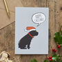 Christmas French Bulldog Dog Pin Badge, thumbnail 12 of 12