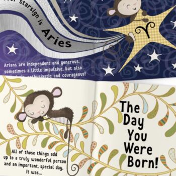'The Day You Were Born' Personalised New Baby Book, 4 of 4