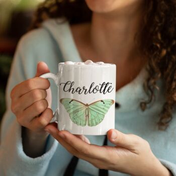 Personalised Butterfly Name Mug, 3 of 3