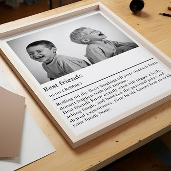 Best Friend Definition Print, 6 of 6