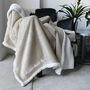 Personalised Grey And White Super Soft Blanket, thumbnail 5 of 12