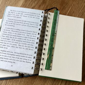 'What To Look For In Spring' Upcycled Notebook, 2 of 5