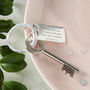Personalised Silver Message Key Ring, thumbnail 1 of 6