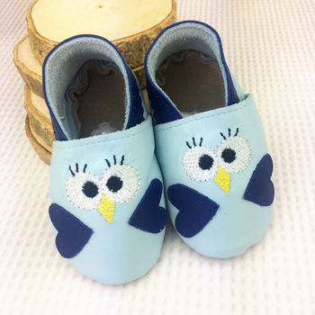 Personalised Bird Baby Shoes, 3 of 10