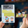 Personalised Skateboarding Bears Father's Day Pop Out Card, thumbnail 3 of 7