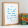 Personalised Quote Lyric Or Saying Print, thumbnail 2 of 7
