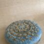 Blue Handcrafted Velvet Clutch Bag, thumbnail 7 of 10