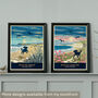 Cockapoo Limited Edition Beach Sunset Gift Print, thumbnail 9 of 12
