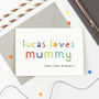 Personalised 'Loves Mummy' Card, thumbnail 3 of 3