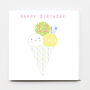 Birthday Ice Cream Greeting Card, thumbnail 1 of 2