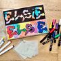 Fab Dab Tag Graffiti Painting Stencil Kit For Clothes, thumbnail 6 of 10