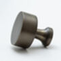 Antique Brass Plain Round Knob Drawer Pull, thumbnail 1 of 2