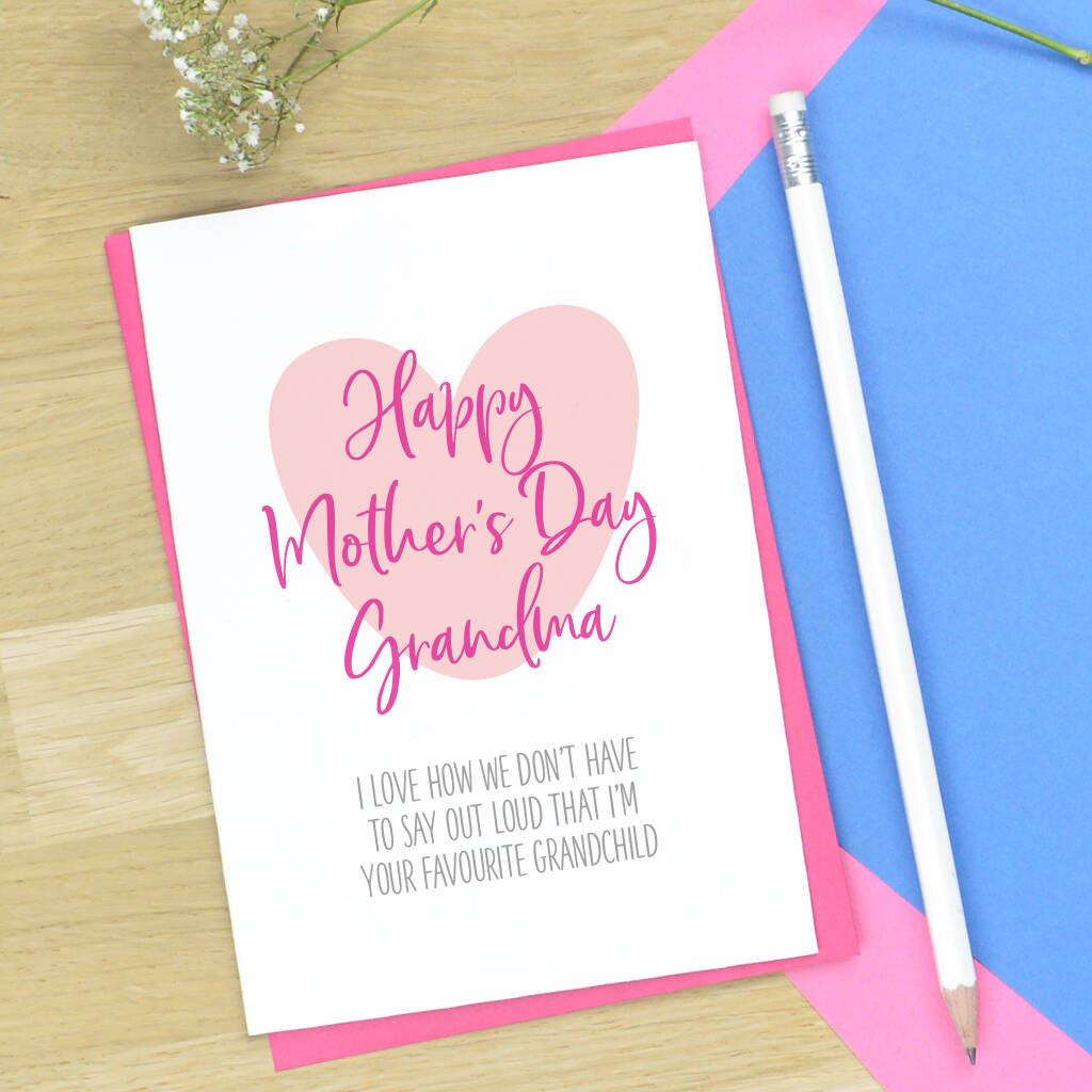 Cheeky Grandma Mothers Day Card By Pink and Turquoise ...