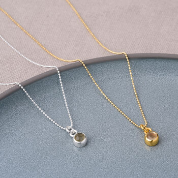 Gem Dot Personalised Birthstone Necklace, 12 of 12