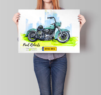 Motorbike Print Gift, 3 of 7
