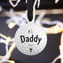 Personalised Golf Christmas Hanging Tree Decoration, thumbnail 1 of 3