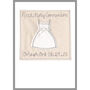 Personalised Bridesmaid Or Flower Girl Dress Thank You Card, thumbnail 3 of 12
