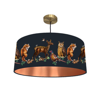 Nostell Nook Lampshade Dark Grey, 2 of 7