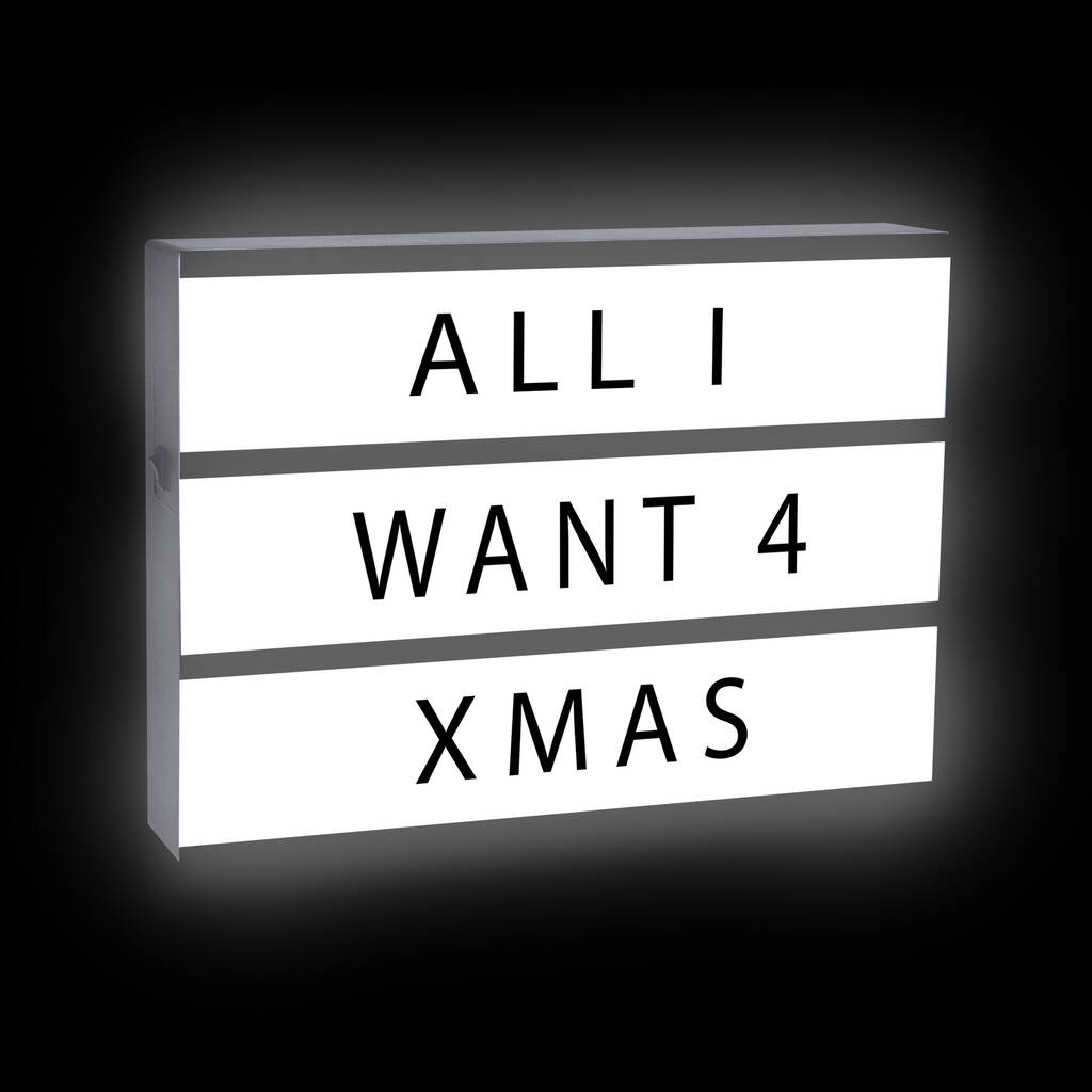 Light Box With Colour Changing LED