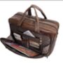 Genuine Leather Briefcase With Luggage Strap, thumbnail 7 of 12