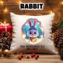 Personalised Christmas Animal Breakout Gift Cushion, thumbnail 4 of 8