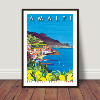 Amalfi, Italy Illustrated Travel Print, 2 of 3