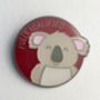 Funny Koala Graduation Enamel Pin 'Fully Koalified', thumbnail 2 of 5