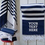 Personalised Beach And Bath Towel, 2nd Anniversary Gift, thumbnail 8 of 11