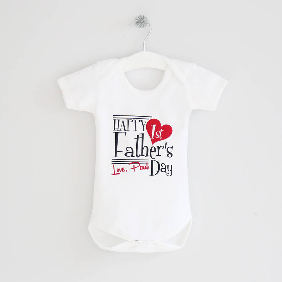 Download Personalised 'happy Father's Day' Bodysuit By My 1st Years ...