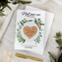 Botanical Save The Date Heart Magnet Cards, thumbnail 6 of 9