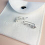 Sterling Silver Crystal Star Ear Climber Earrings, thumbnail 5 of 6