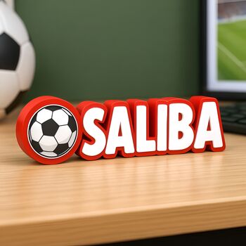 Personalised Football Fan Namesign, 5 of 5
