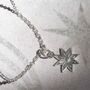 Sterling Silver Azelea Necklace, thumbnail 2 of 6