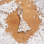 Personalised Christmas Tree Solid Silver Charm, thumbnail 4 of 8