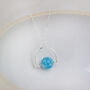 Sterling Silver Semi Precious Bead Spinner Pendant, thumbnail 3 of 7