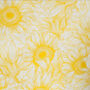 Sunflower Yellow Wrapping Paper, thumbnail 3 of 3