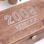 Personalised Year Wooden Memory Box, thumbnail 4 of 4