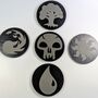 Mtg Mana Coaster Set Five In Slate Magic The Gathering, thumbnail 8 of 9