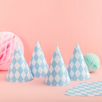 Pastel Harlequin Party Hats, 6 of 6