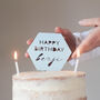 Personalised Name Happy Birthday Cake Topper, thumbnail 1 of 5