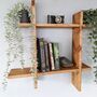 Wooden Wall Mounted Plant, Book Shelf, thumbnail 3 of 4