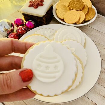 White Christmas Biscuit Giftbox, 3 of 8