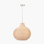 Natural Rattan Pendant Ceiling Light, thumbnail 3 of 8