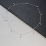 Pearl Cluster Layering Necklace 9ct Gold Or Silver, thumbnail 3 of 5