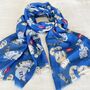 Cute Cat Sketches Scarf, thumbnail 4 of 7