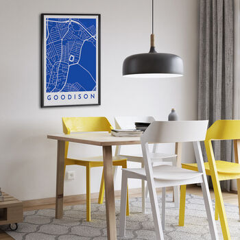 Personalised Map Print Of Any Football Stadium, 3 of 9